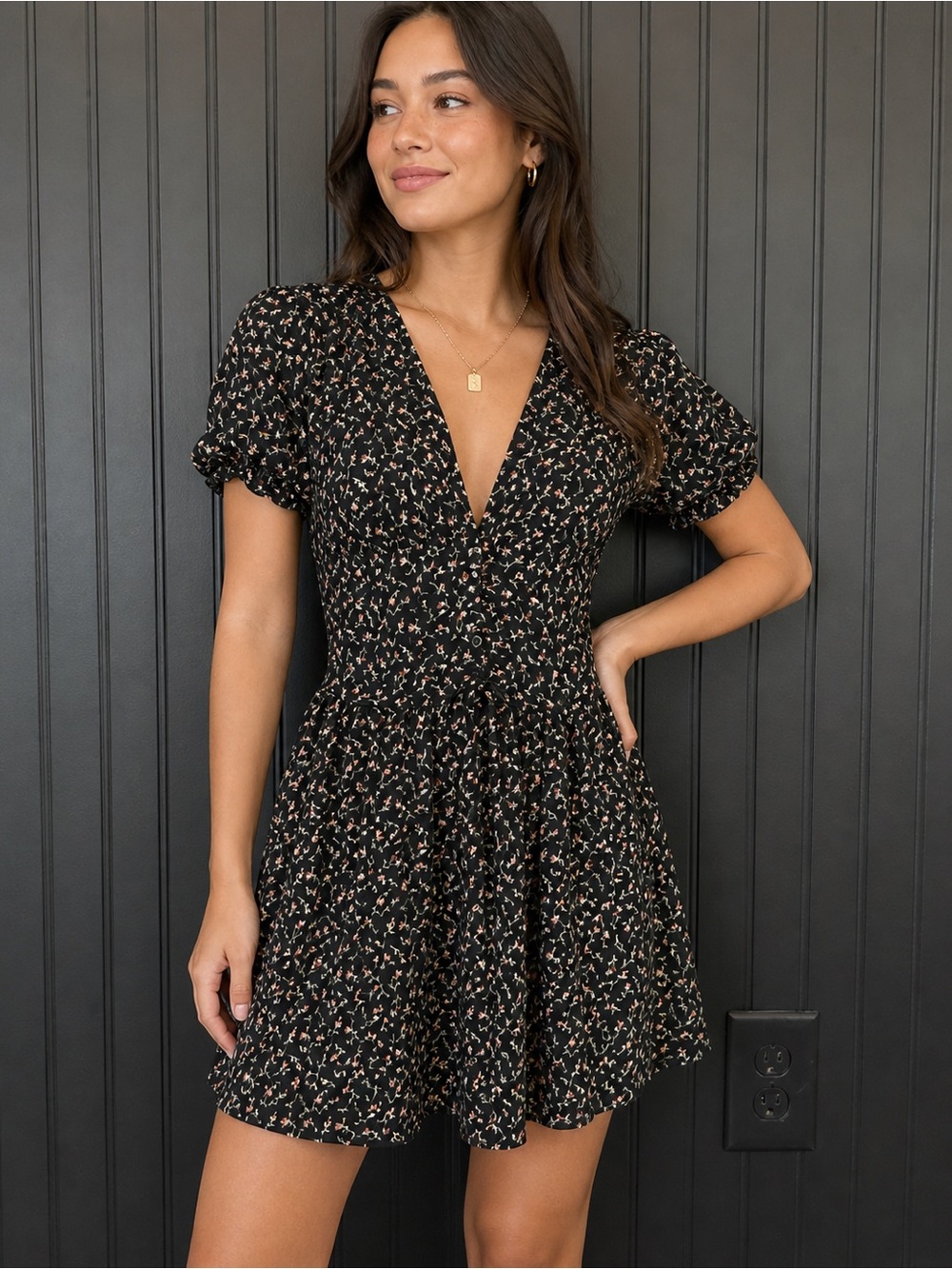 Floral Mini Dress
